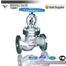 gost standard stainless steel flange end globe valve manufacturer